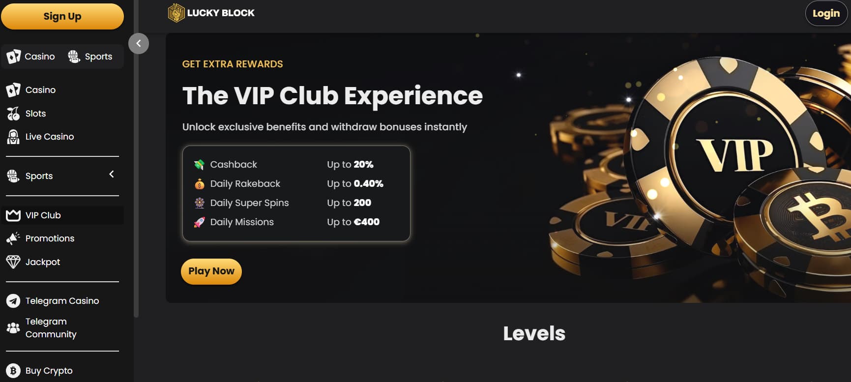 lucky block bitcoin casino